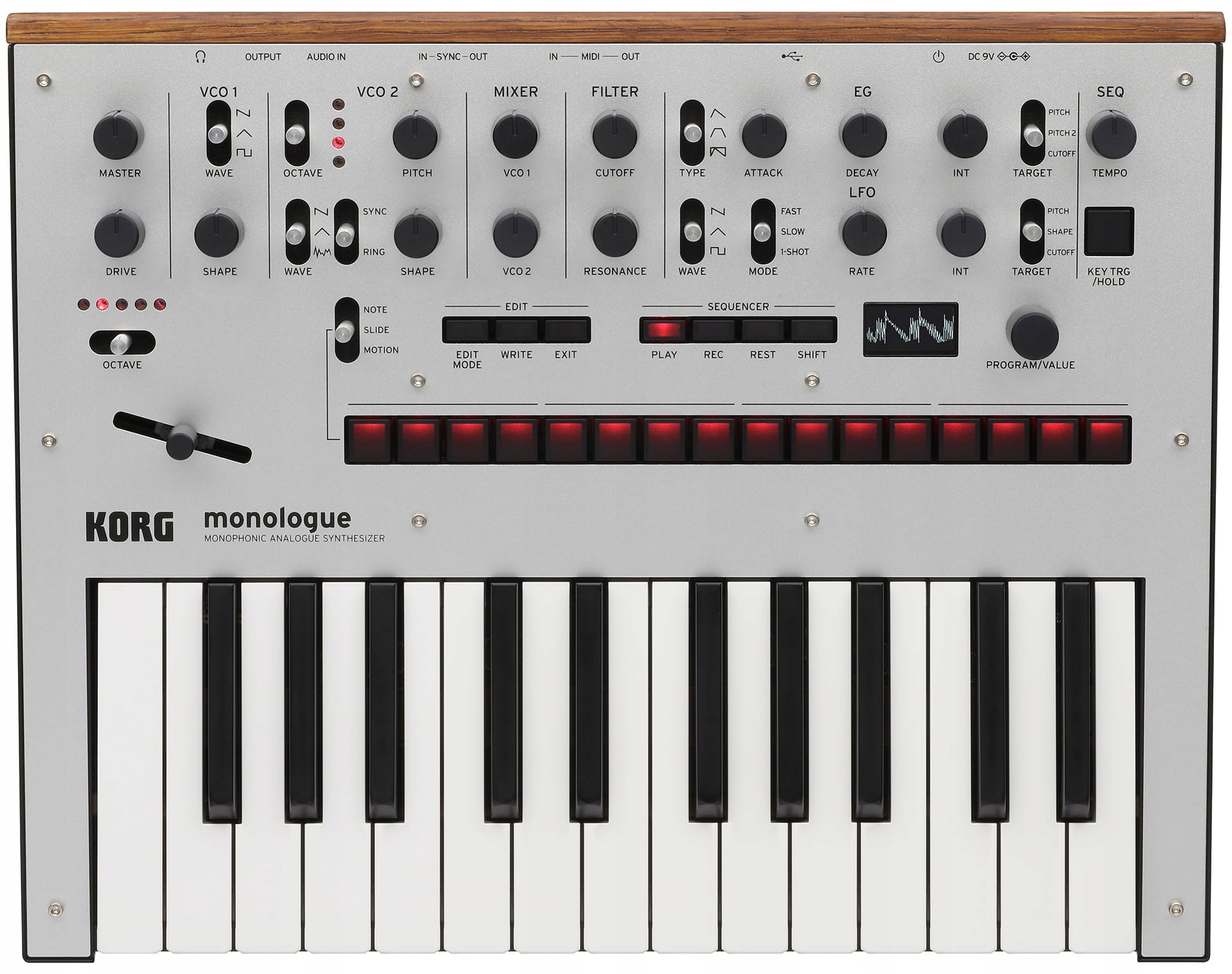 KORG MONOLOGUE SILVER syntezator analogowy