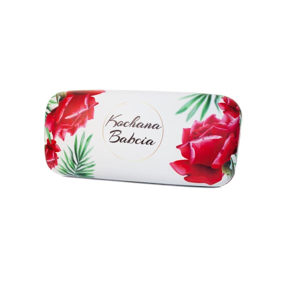 

Etui na okulary futerał prezent dla babci kwiaty