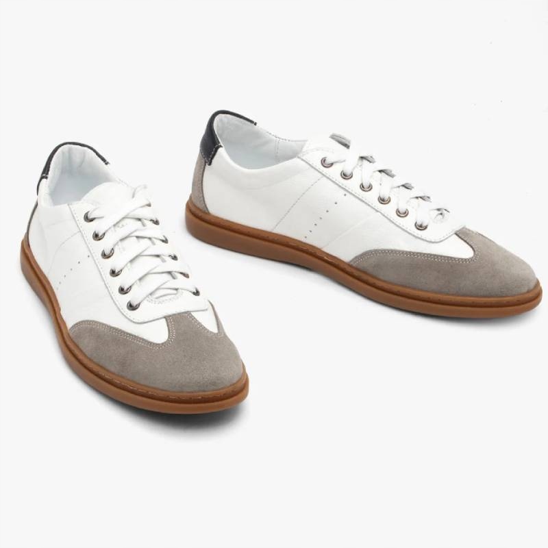 Ryłko IDER09 AW3 bílé polobotky vel. 41 lico a velur Kochland