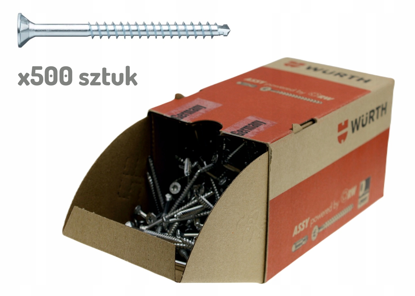 Skříňový šroub Assy plus 4 Csmp special 4x35/23 x500 kusů