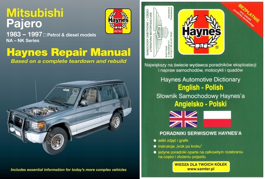 Mitsubishi Pajero 1983-97 руководство по ремонту Haynes