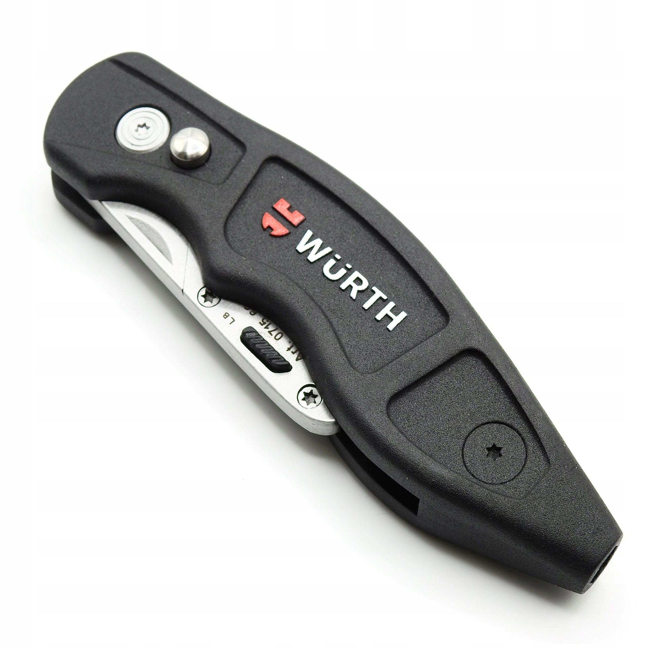 WURTH Nóż z Ostrzem Trapezowym Łamany FASTBACK Uchwyt do Bitów Zestaw 2szt Waga produktu z opakowaniem jednostkowym 0.1 kg