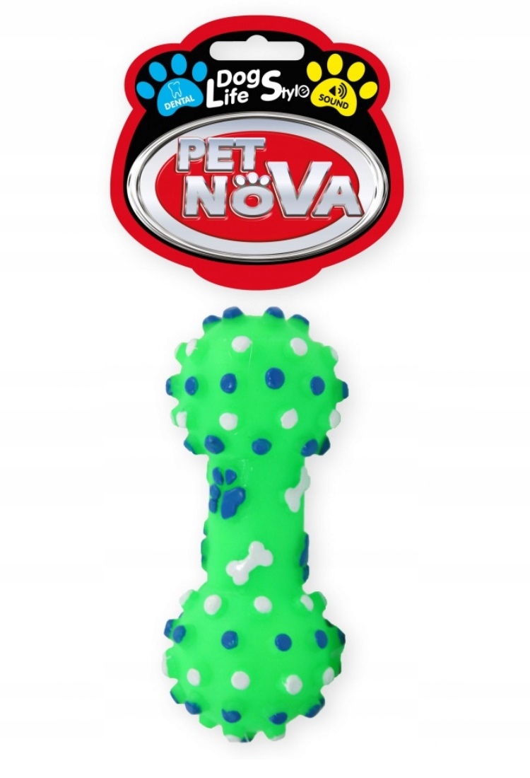 

Pet Nova zabawka winylowa Hantel Z Wypustkami 10,5