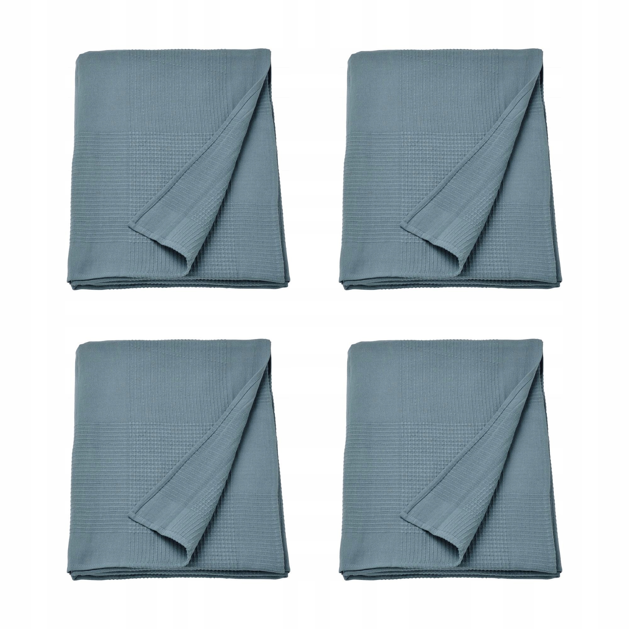 4 ks Přehoz Indira tmavě šedomodrý 150x250 cm bavlna