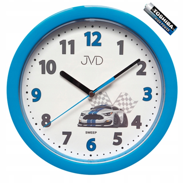 

Zegar ścienny Jvd Auto cichy dla dziecka płynący