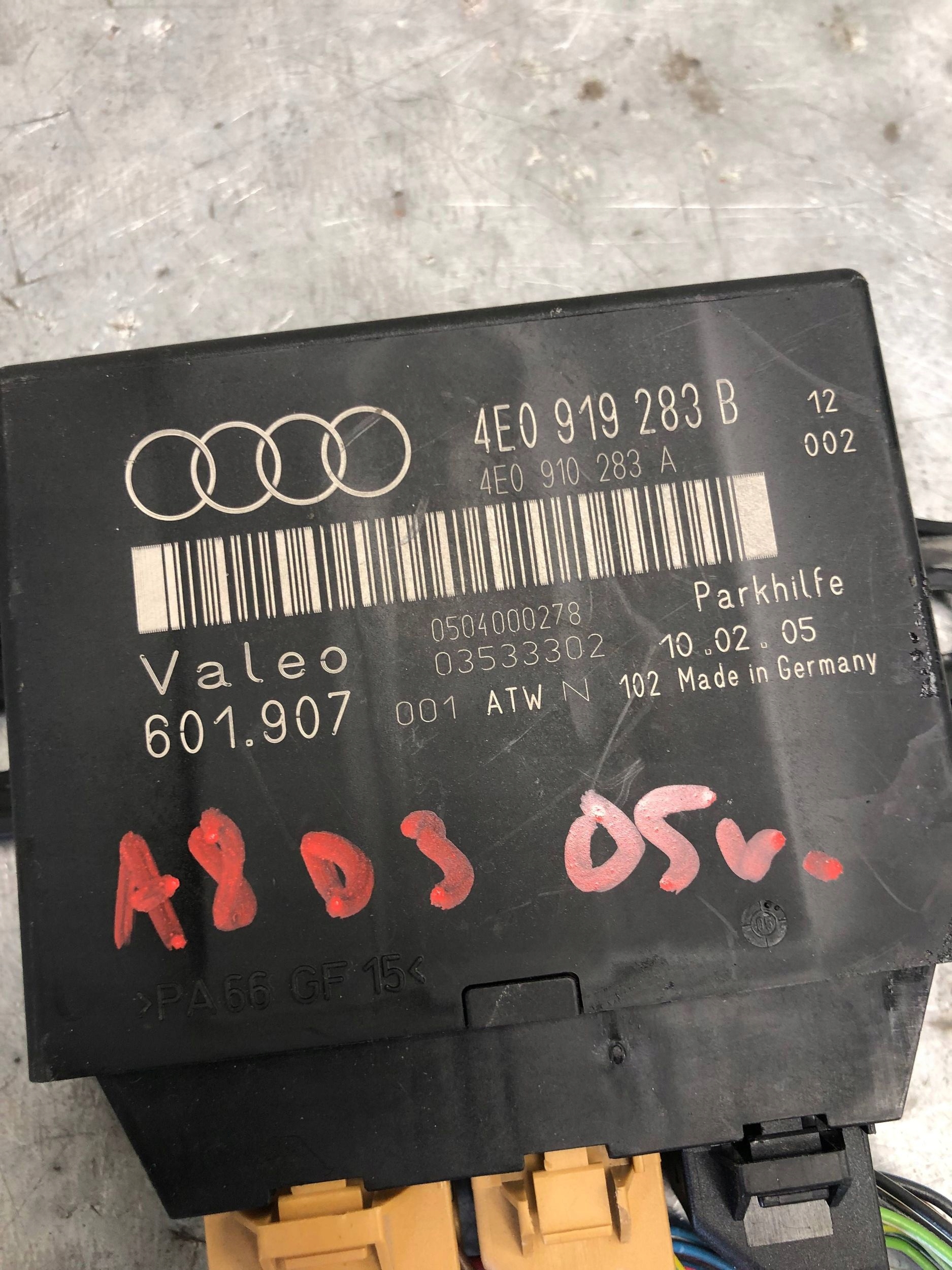 modulo PDC AUDI A8 D3 4E0919283B