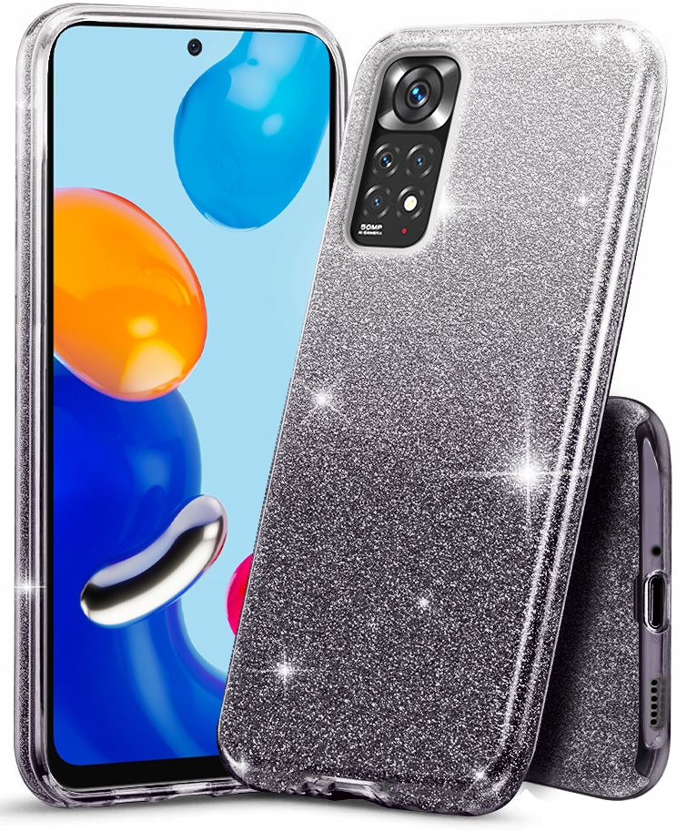 

Etui Brokat Case Szkło do Xiaomi Redmi Note 11 11S