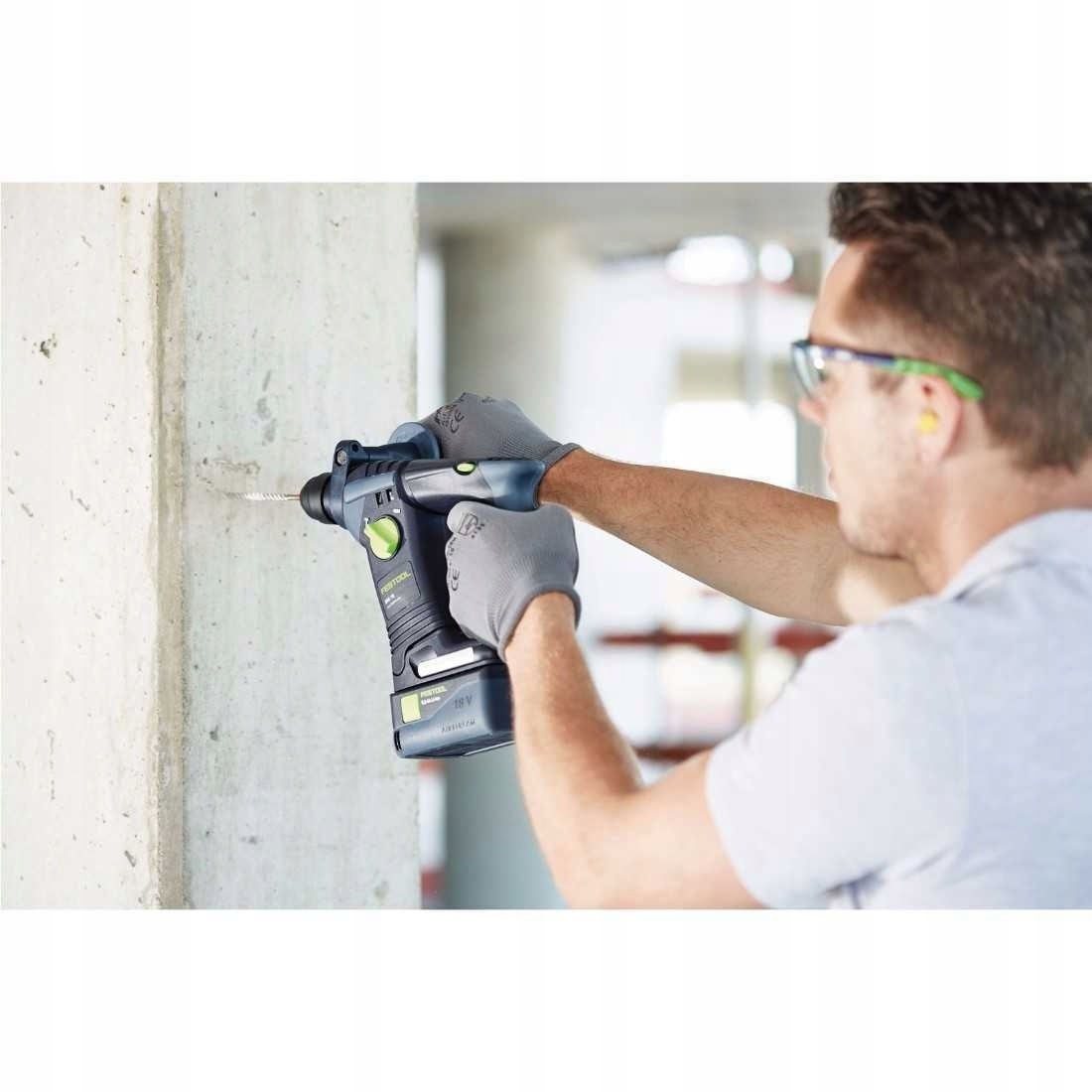 FESTOOL MŁOTOWIERTARKA AKU. BHC 18 Li-Basic 576511 Zasilanie akumulatorowe