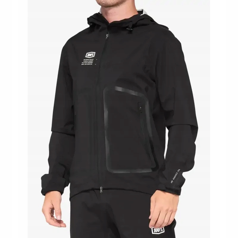 Pánská bunda 100% Hydromatic Jacket Black, velikost M