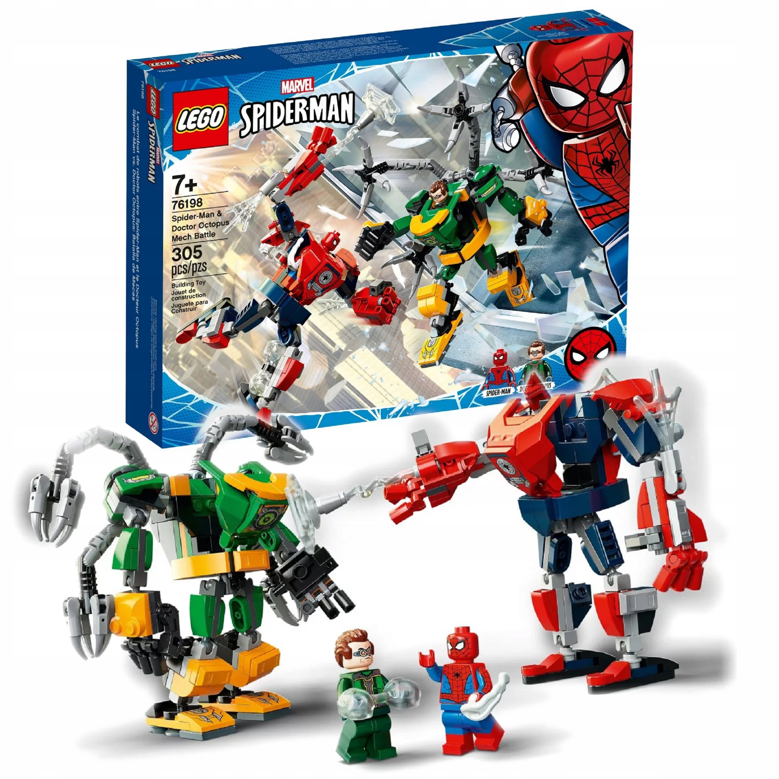 

Lego Marvel Roboty Mechy Spiderman I Octopus 76198