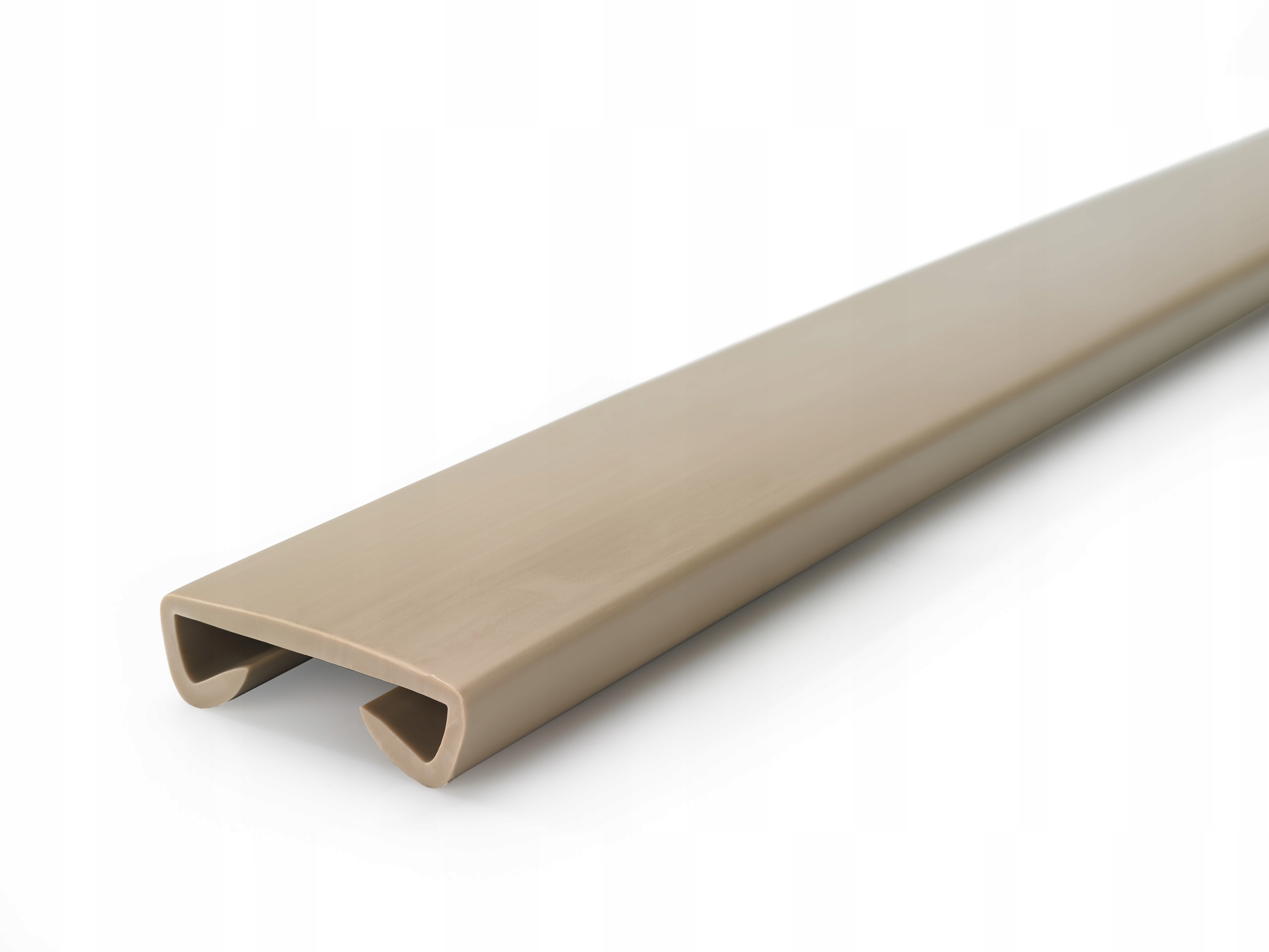 Pvc profil madla Standard 40x8mm černý 1 m, plus 2 záslepky