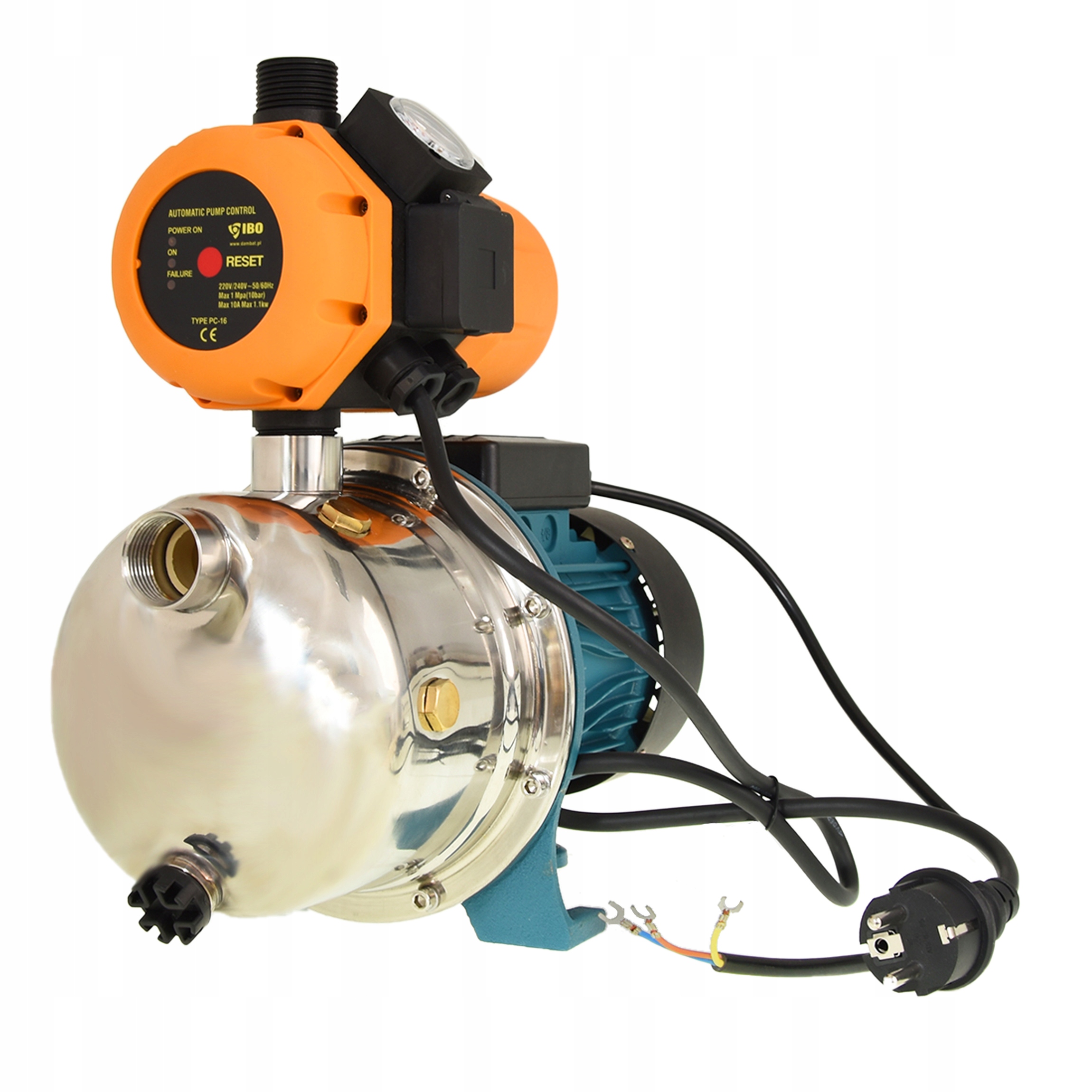 POMPA HYDROFOROWA DO WODY Z AUTOMATEM AJ50/60 PC16 Producent IBO