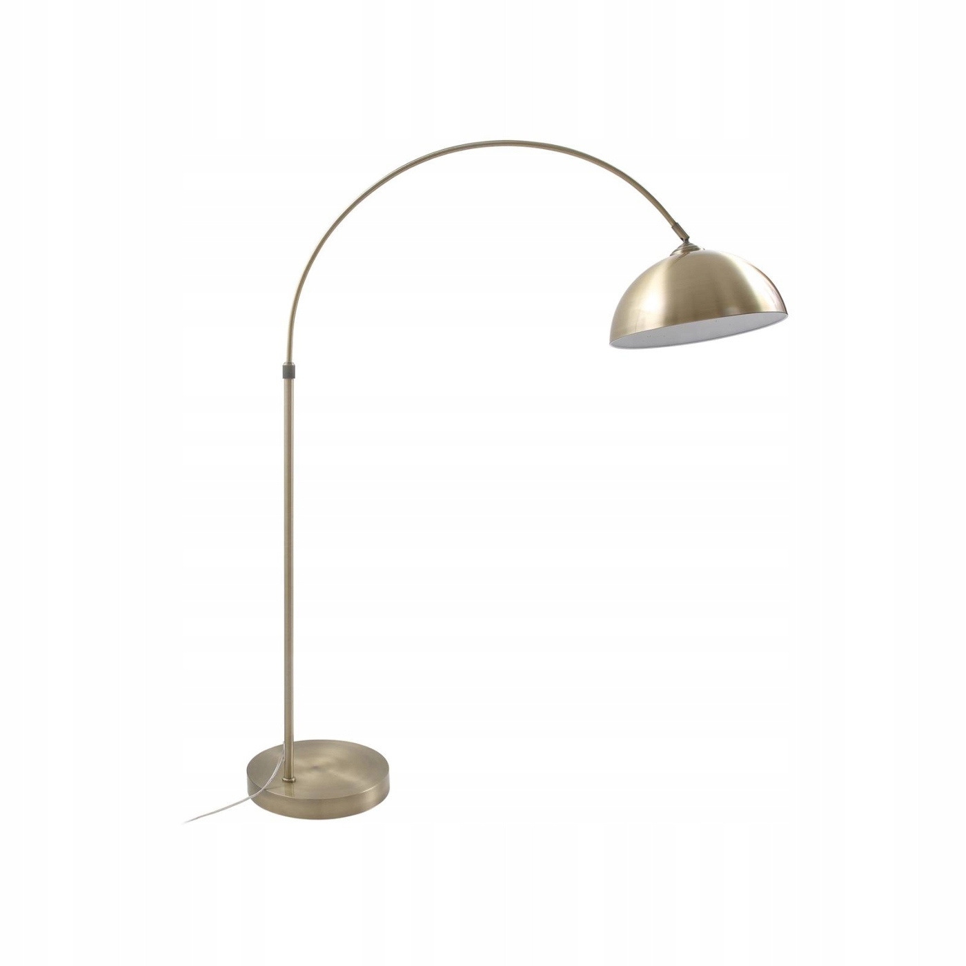 Lindby Lampa łukowa Lennart, antyczny mosiądz, metal 183 cm