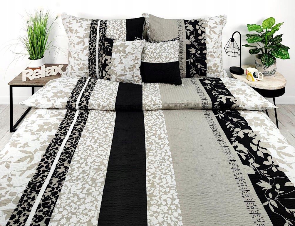 

Pościel z kory Extra 160x200 100% bawełna liście