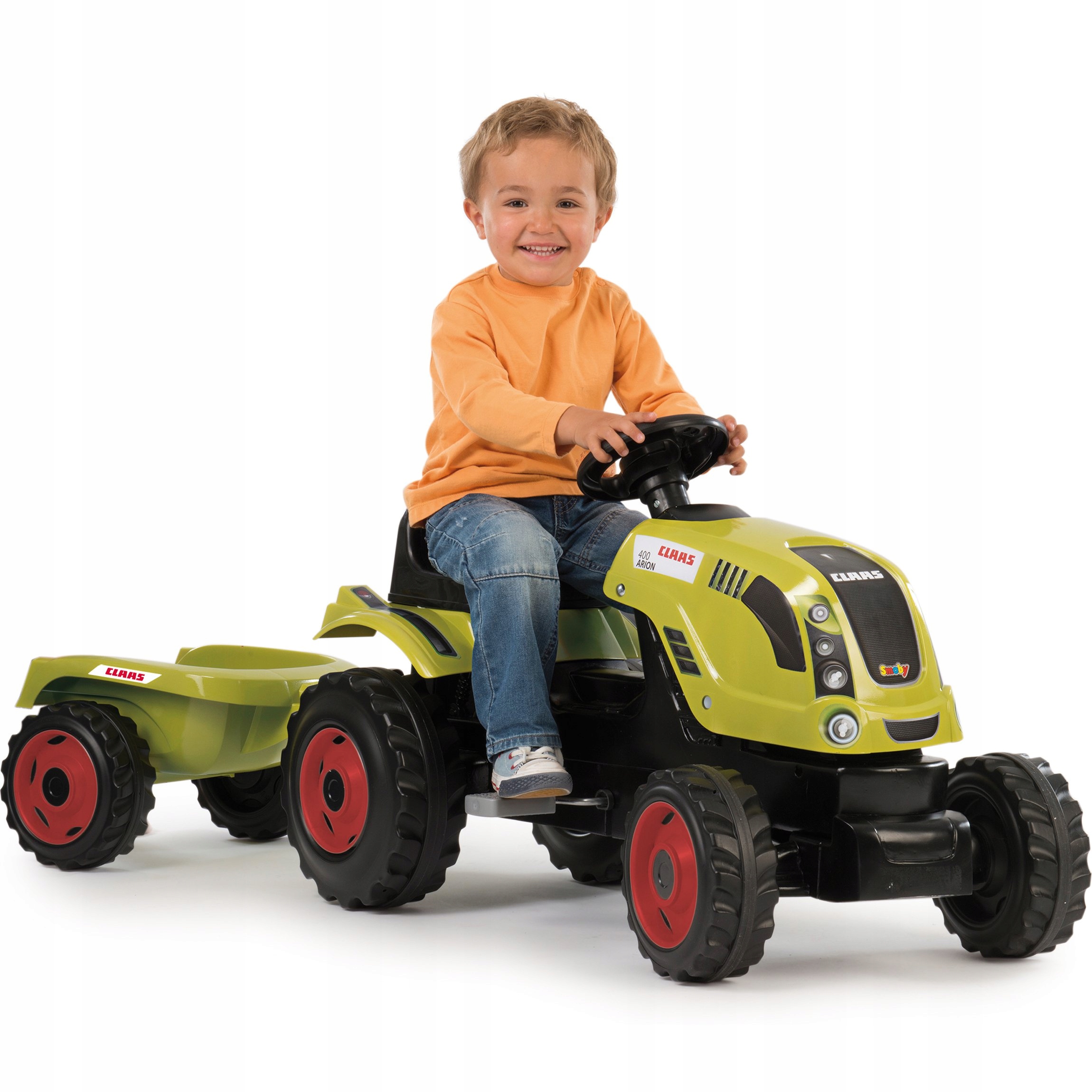 Трактор с педалями купить. Smoby трактор педальный. Веломобиль Smoby трактор XL CLAAS. Трактор с прицепом Полесье педальный. CLAAS трактор детский.