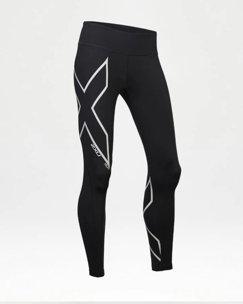 Legginsy Damskie 2XU Heat Mid-Rise Compression Tights Rozmiar L Czarny