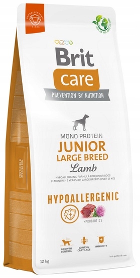 Levně Brit Care Hypoalergenní Junior Large Lamb 12kg