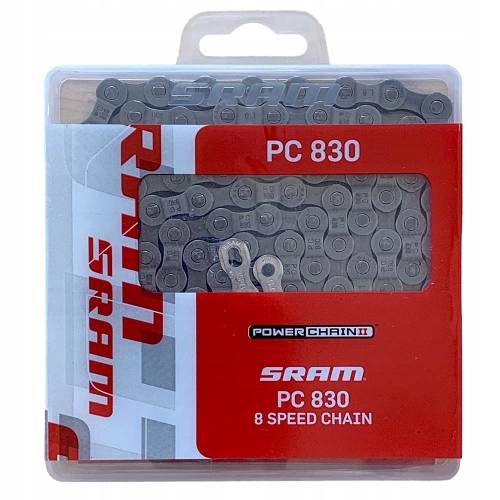 

Łańcuch Rowerowy 8/7/6 Rzędowy Sram PC-830 Spinka