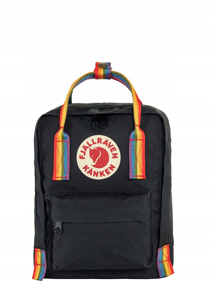 Batoh Kanken Rainbow Fjallraven Mini Black