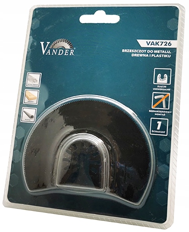 

Brzeszczot Do Metalu Drewna Plastiku Vander VUW766