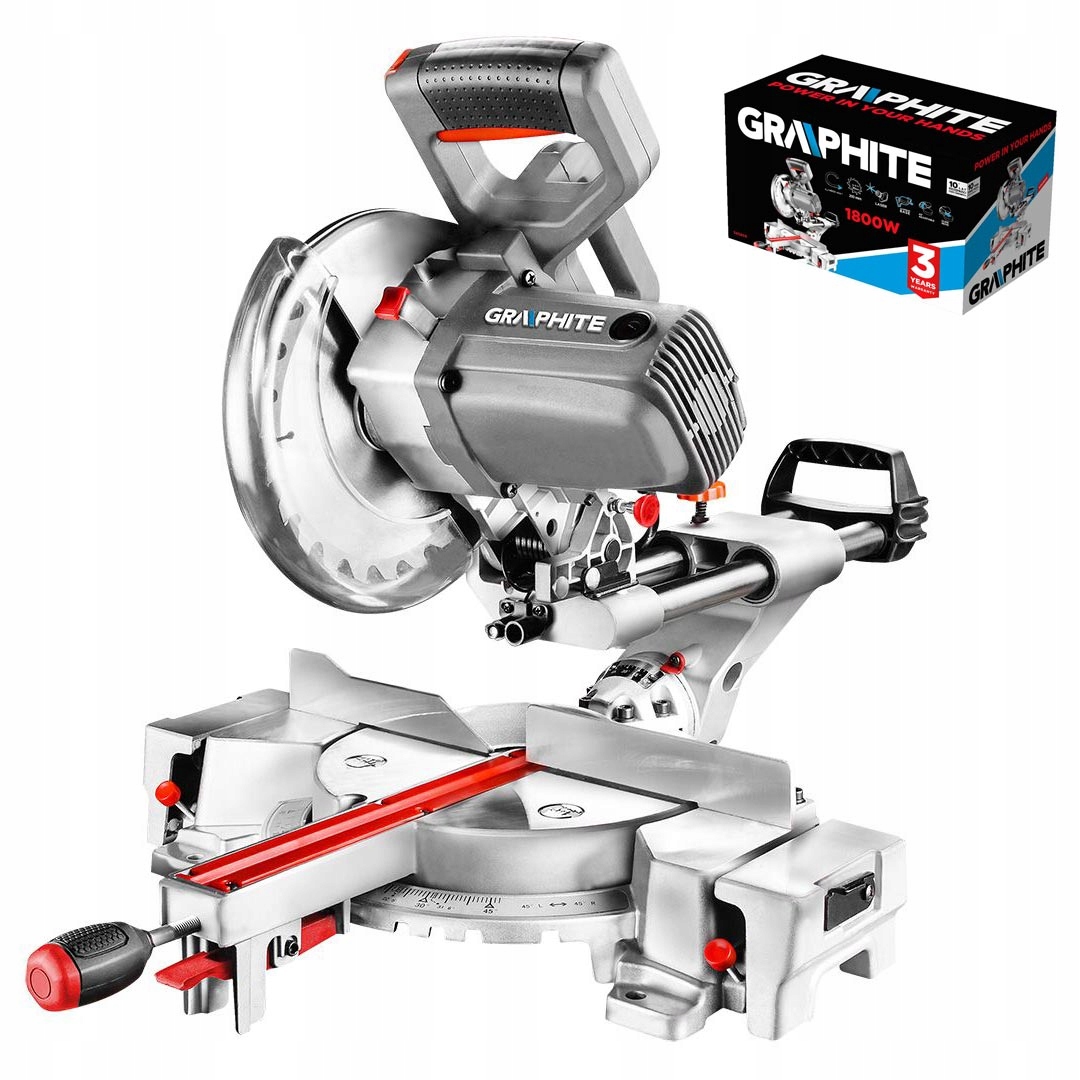 

Graphite Pilarka ukosowa 1800W, tarcza 210 59G806