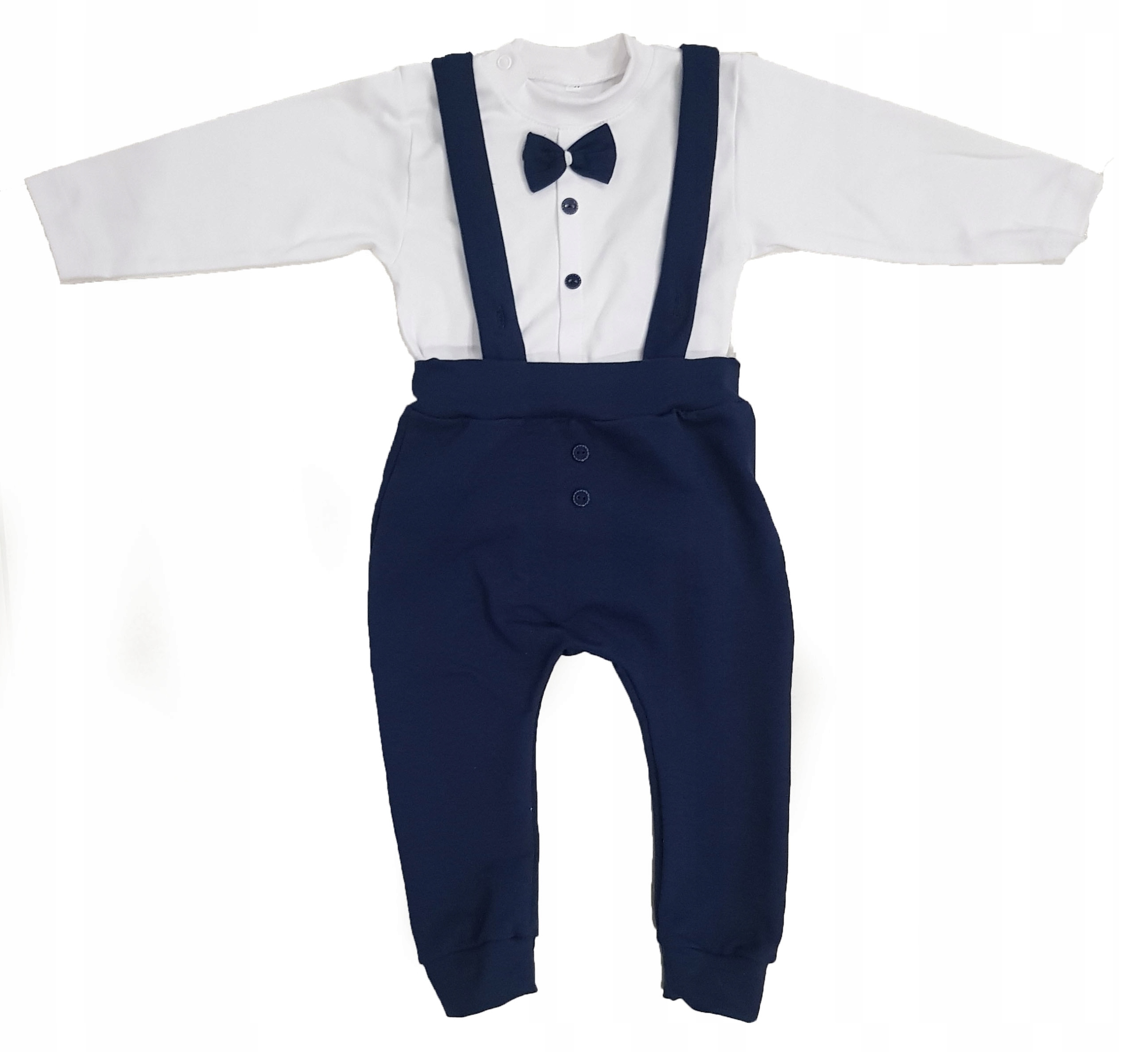 ZESTAW body mucha szelki spodnie CHRZEST ROCZEK 56