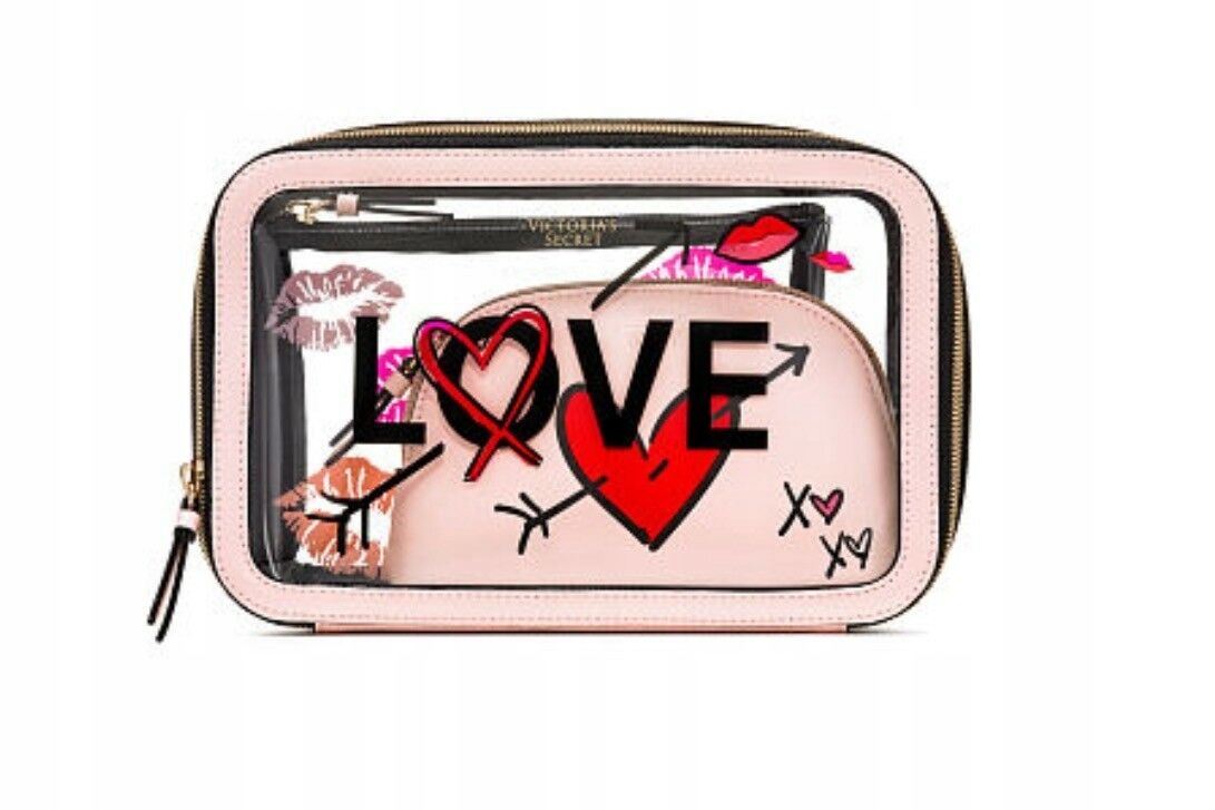 

Victoria's Secret kosmetyczka zestaw 3 w 1 3 szt