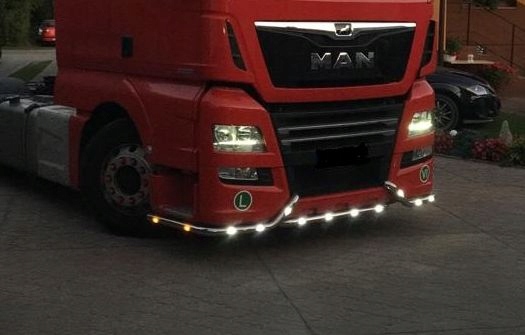 Orurowanie pod zderzak MAN Euro 6 / Euro 5 (3 el.)