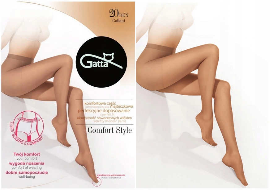 

Rajstopy Gatta Comfort Style 20 Den 2-S Golden