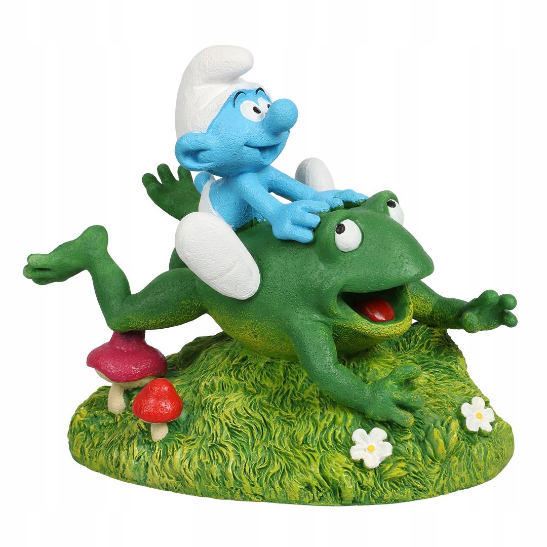 Schlumpf Auf Frosch – Deko-figur