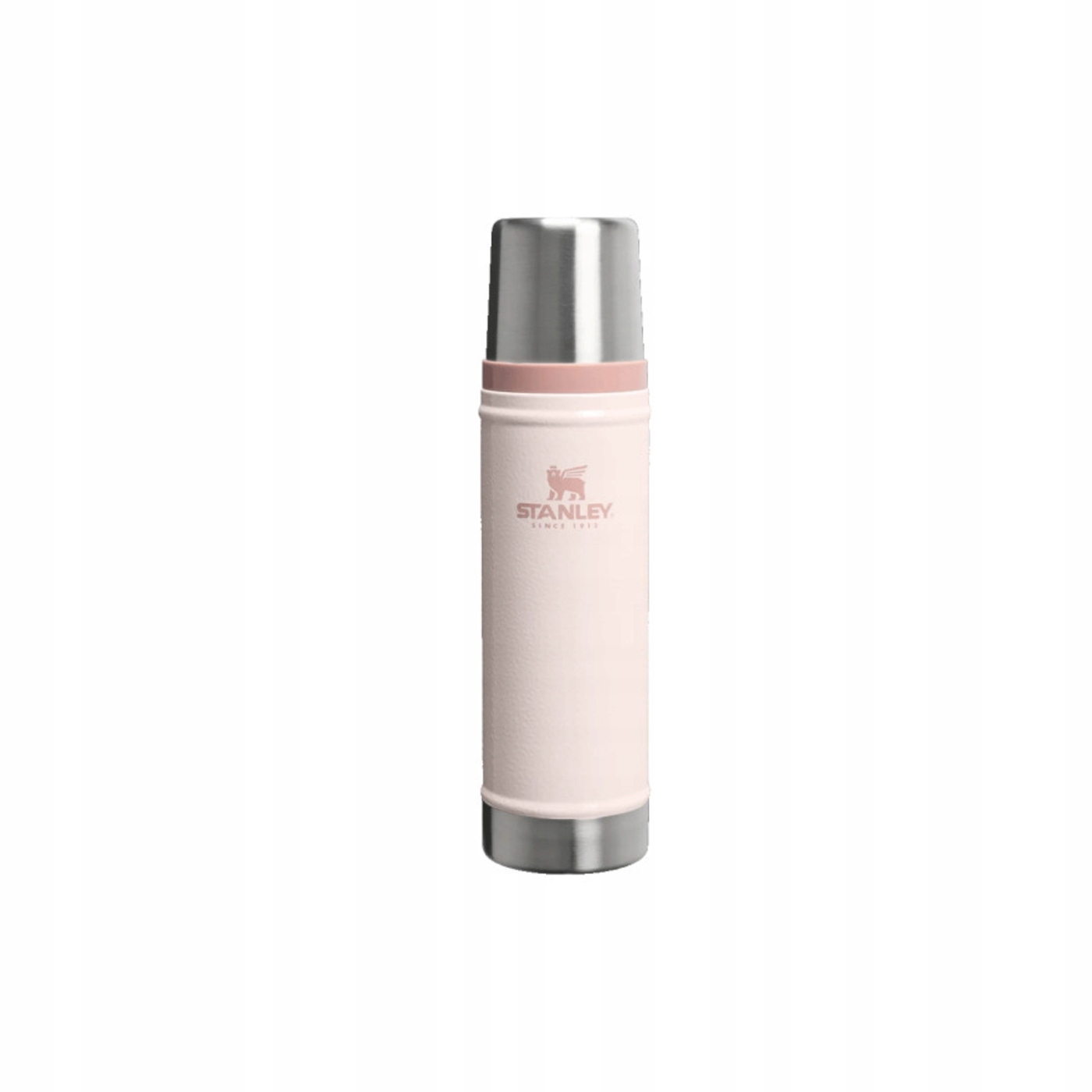 Termoska na nápoje Stanley Classic Legendary Hammertone Rose Quartz – 590 ml
