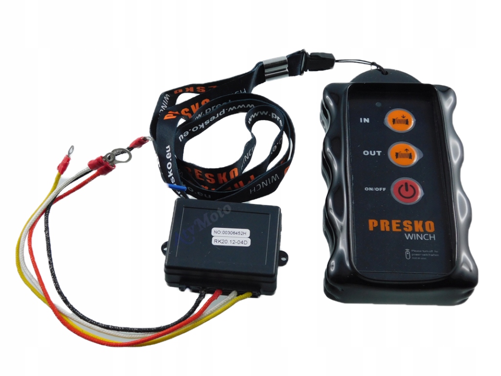PILOT bezprzewodowy do wyciągarki 12/24V Presko