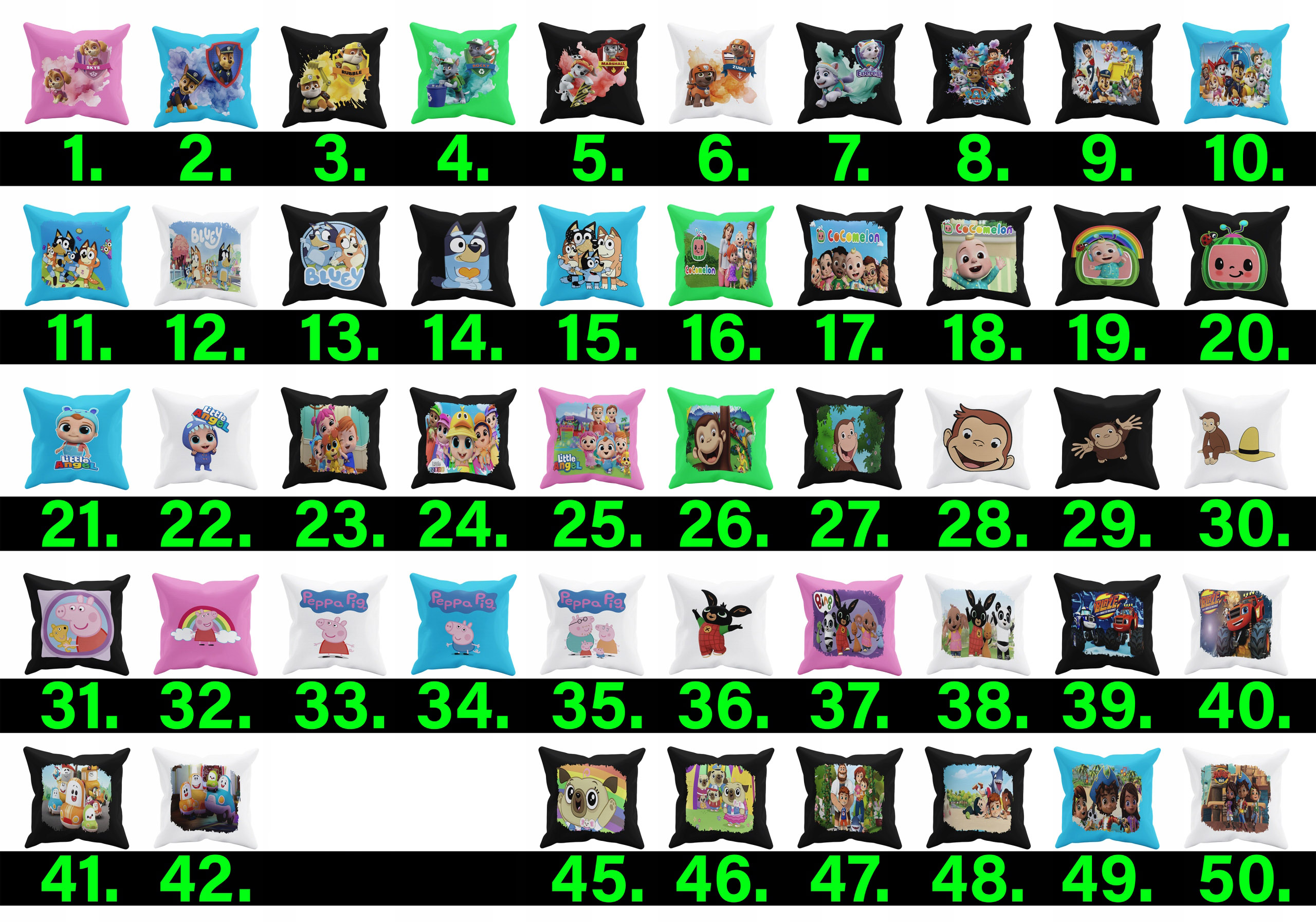 POSZEWKA NA PODUSZKĘ JAŚKA DO PRZEDSZKOLA SMERFY+ IMIĘ GRATIS Marka bez marki