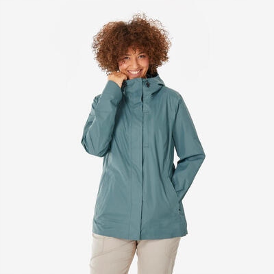 Kurtka turystyczna damska Quechua NH500 wodoodporna R.56 3XL
