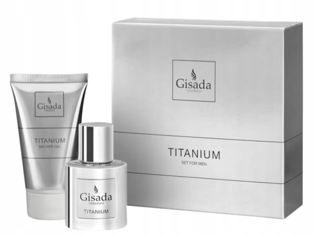 Set Gisada Titanium parfémovaná voda 50 ml Gel 100 ml