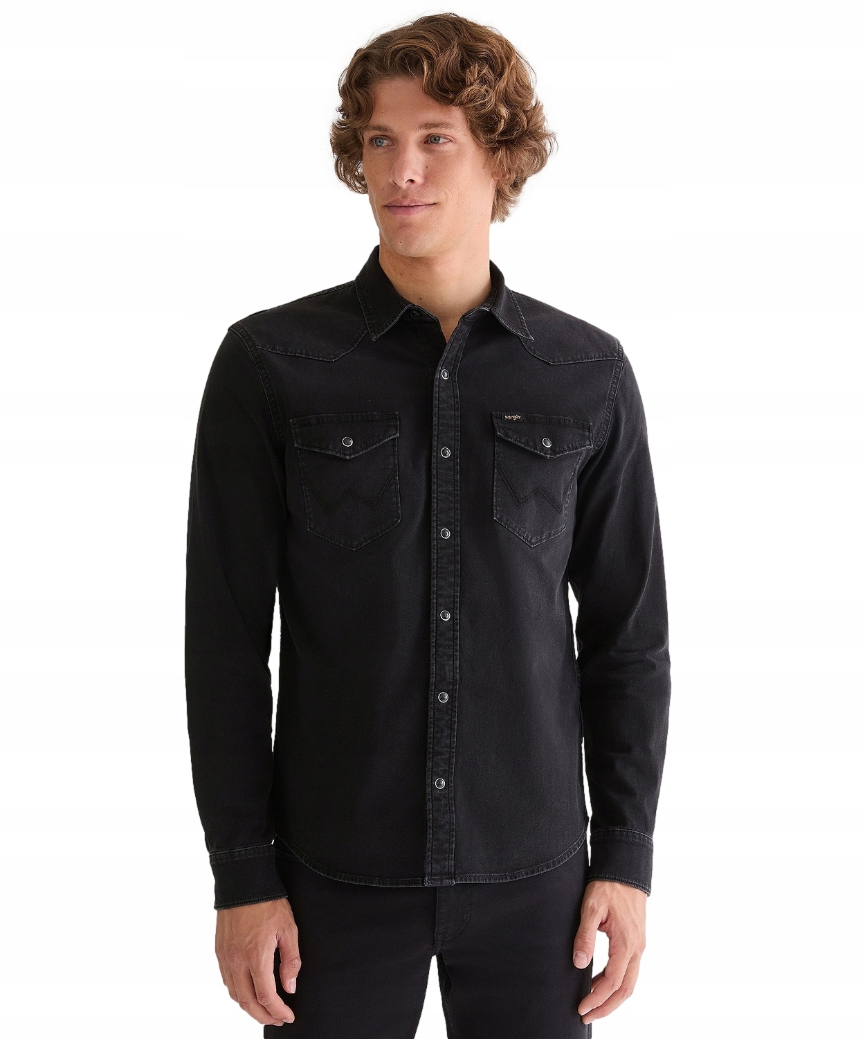 Košile Wrangler Western Shirt 112378472 Black L