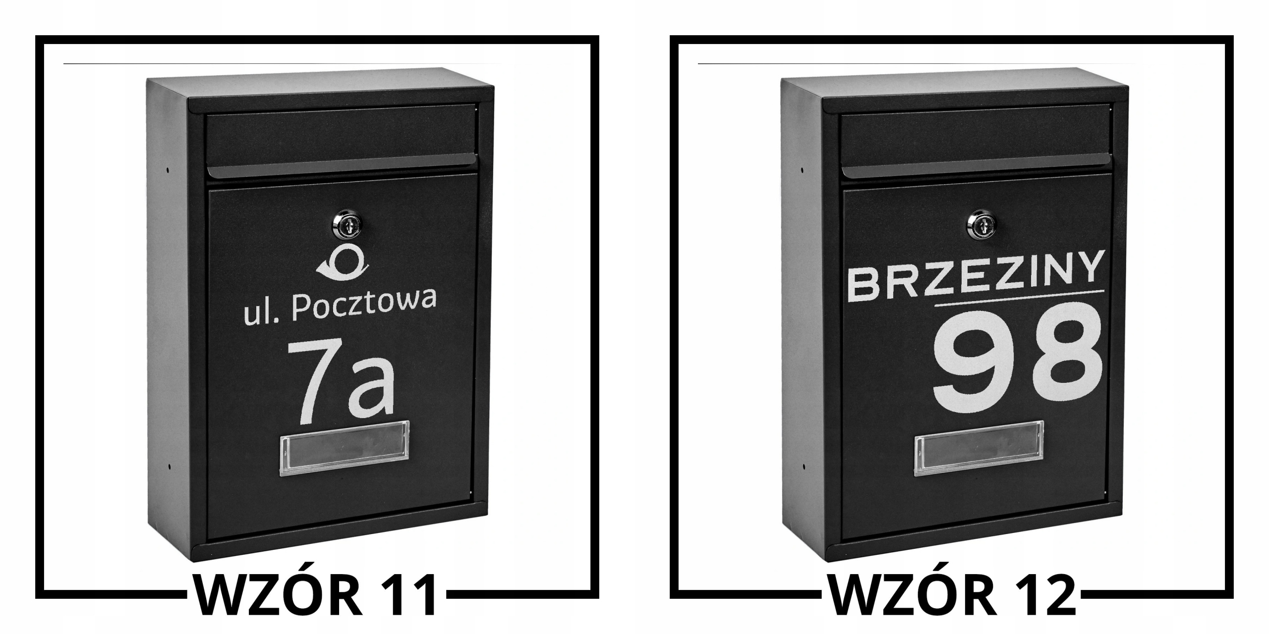 CZARNA SKRZYNKA NA KORESPONDENCJĘ RIB + WZÓR Stan opakowania oryginalne