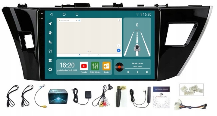 Rádio Navigácia Carplay Android Toyota Auris Corolla 2013-2018 8/256GB Sim