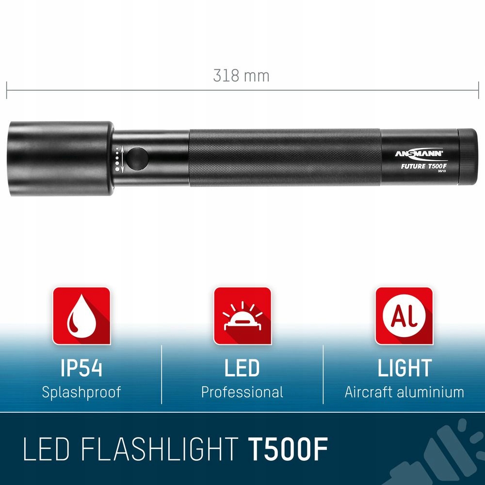 Ansmann Led svítilna Torch Future T500F970 lm 3xD