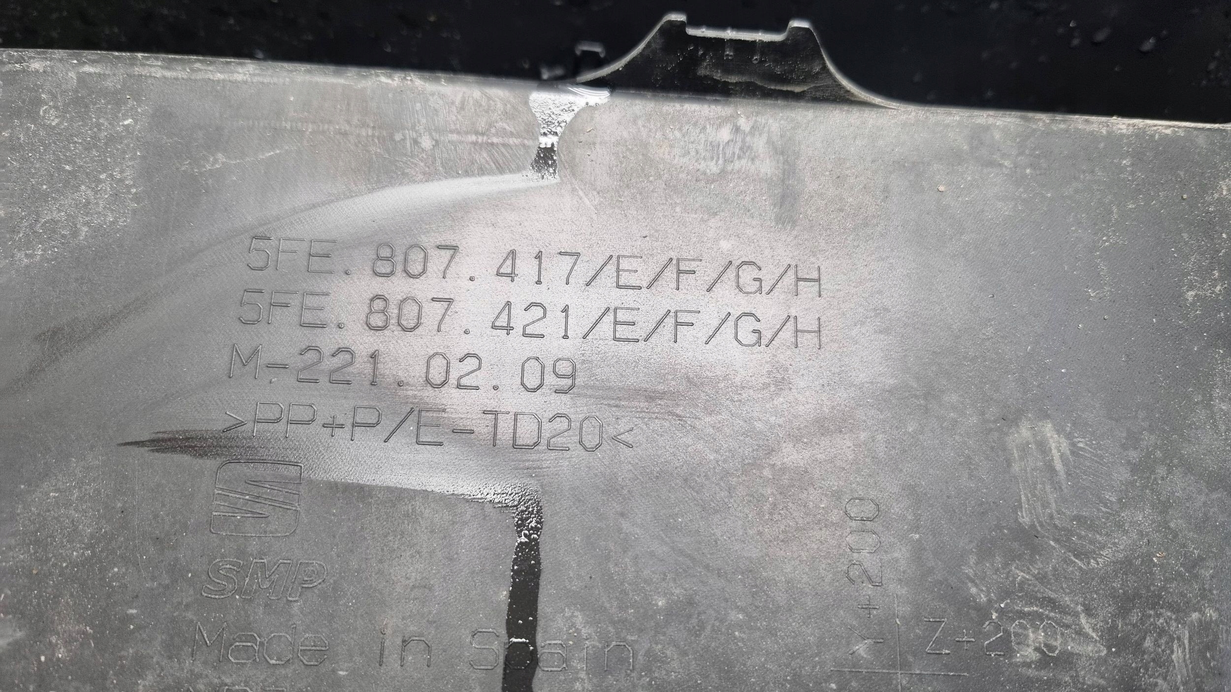 bumper rear part SEAT LEON IV 4 CUPRA KOMBI 5FE807417E 20