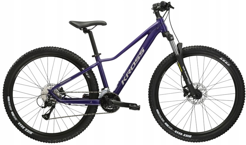 Rower górski damski Kross Lea 4.0 27,5 S(15") Fioletowy Srebrny Matowy