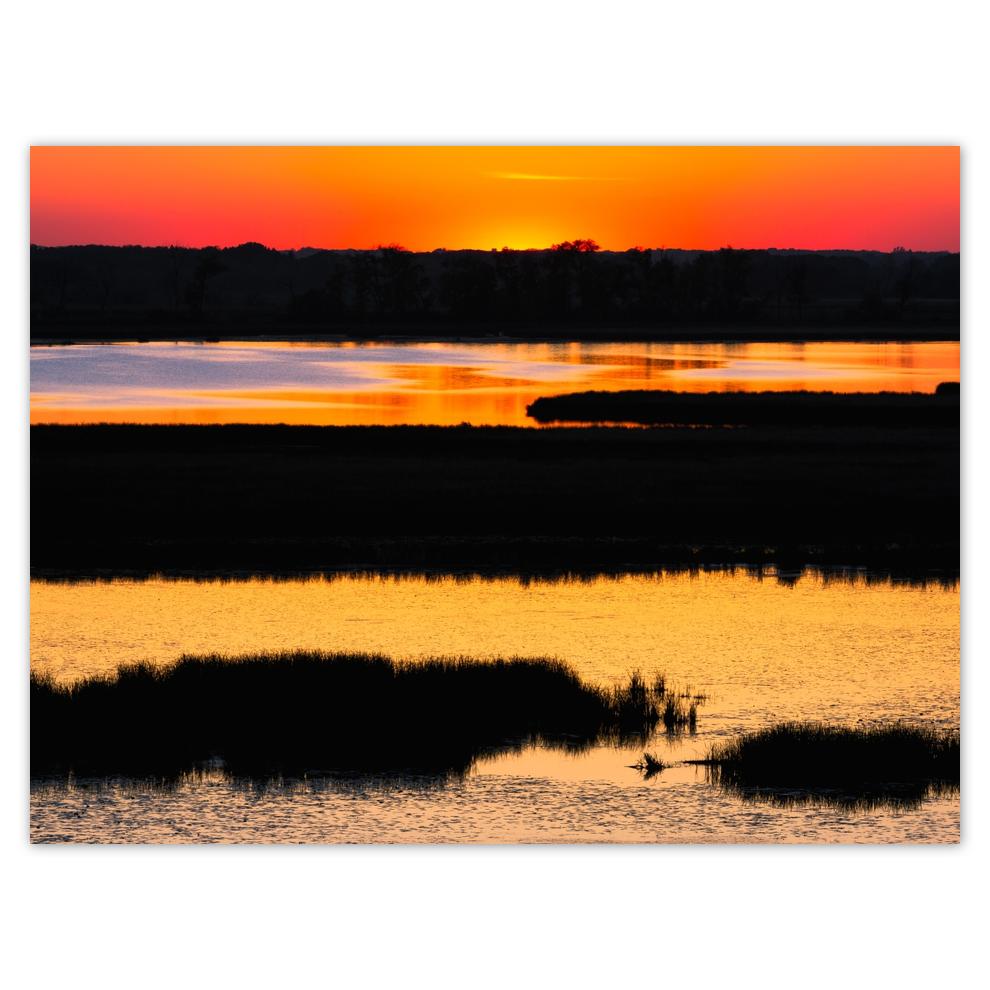 

Plakat 40x30 Jezioro Zachód Słońca
