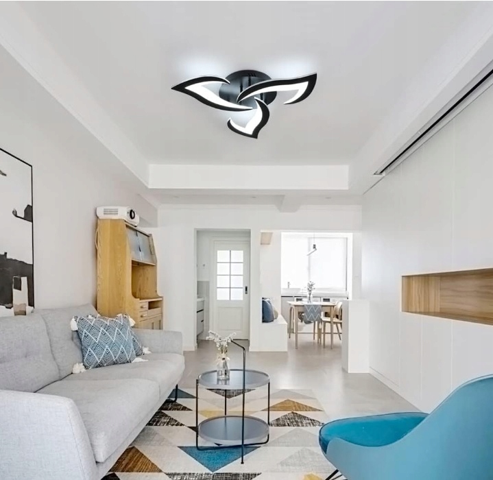 LAMPA LED WISZĄCA LOTOS 3 ringi Pilot Materiał dominujący aluminium