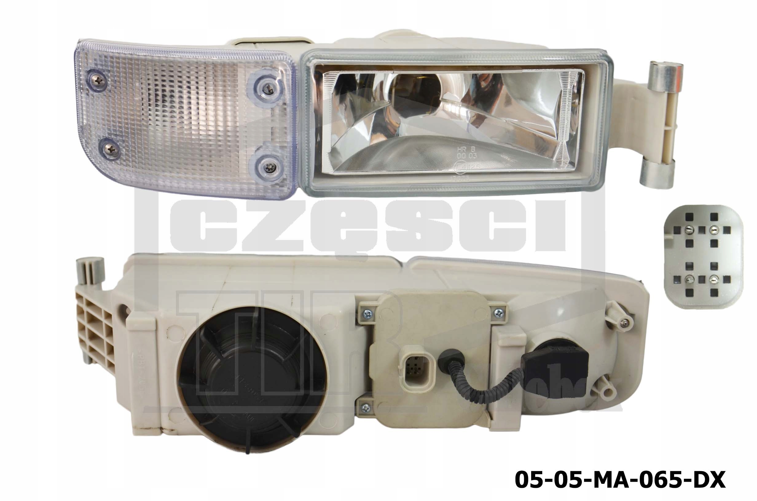 HALOGEN MAN TGA Z KIERUNKOWSKAZEM BIAŁYM PRAWY * Producent części Inny