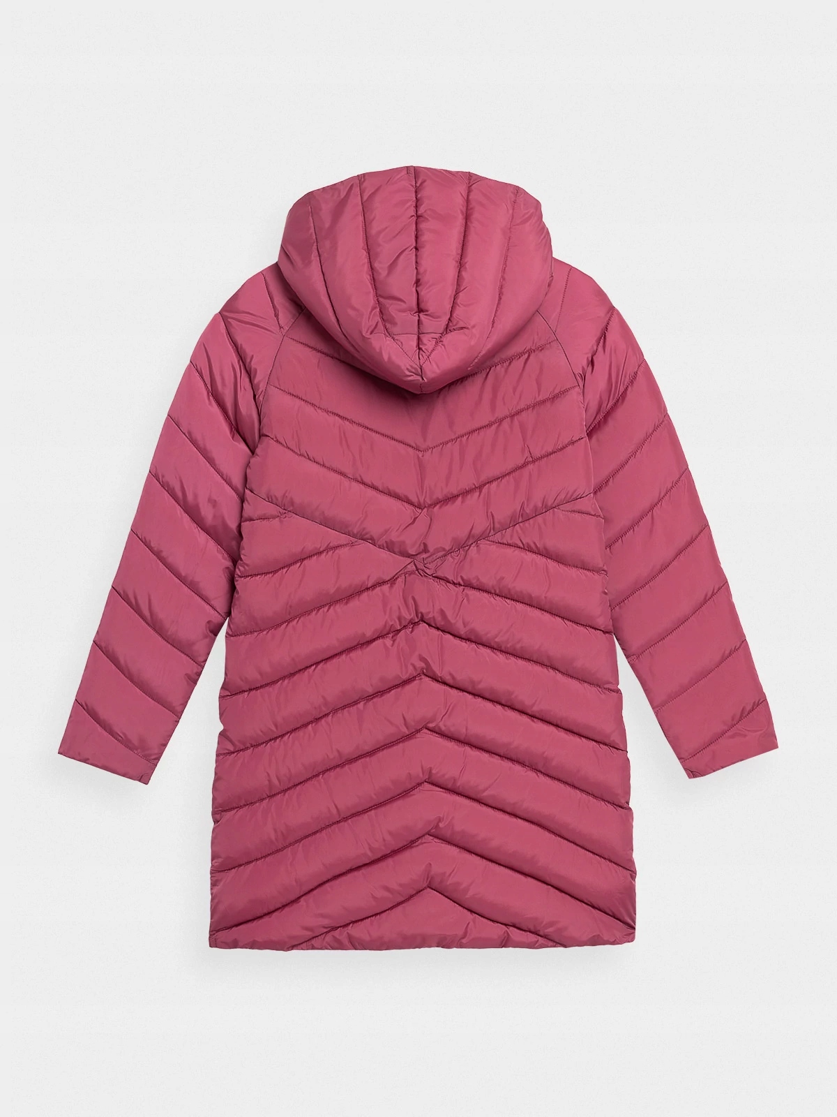 4F PŁASZCZ PUCHOWY PIKOWANY DZIECIĘCY JKUDP003 158 Długość przed kolano