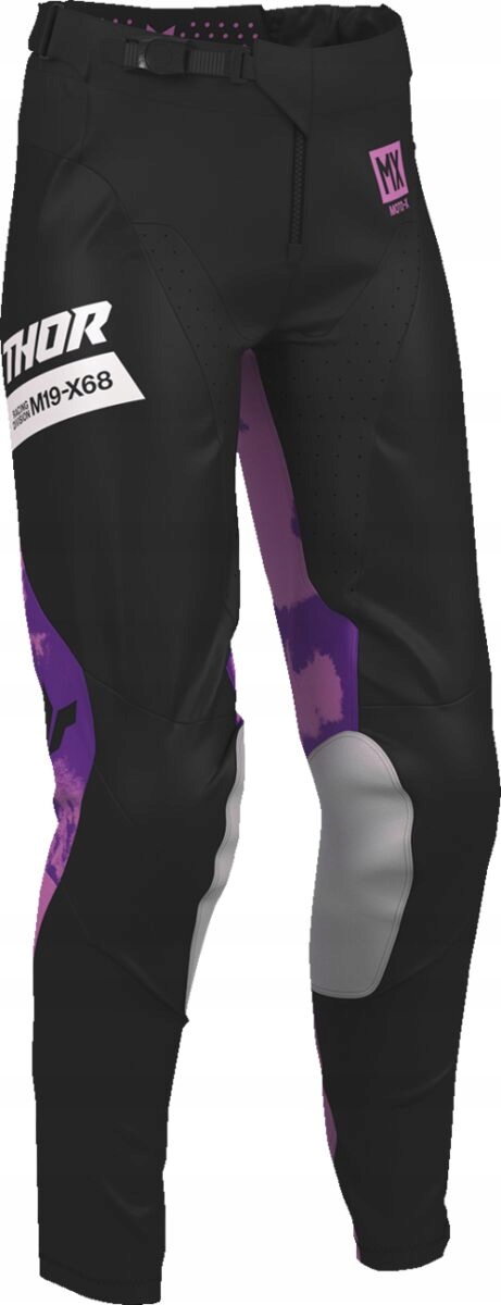 Dámske Nohavice Na Cross Thor Launchmode Bleach Black/orchidea 42-44