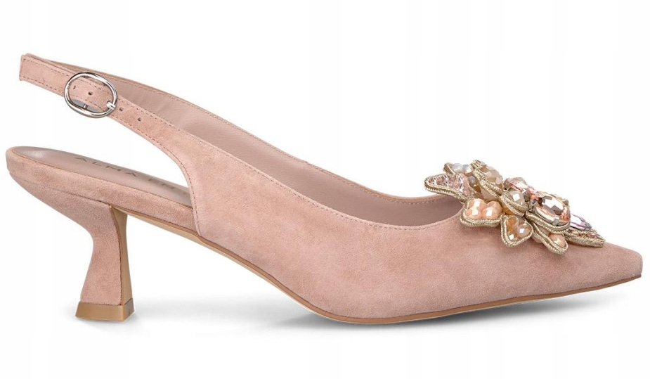 Alma En Pena Kožené Růžové Lodičky 36