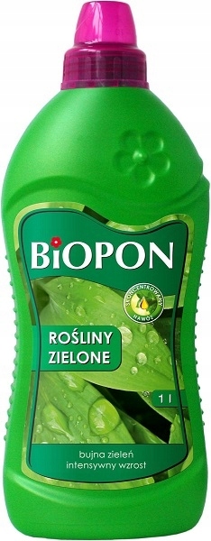 BIOPON BROS NAWÓZ MINERALNY ODŻYWKA PŁYN DO ROŚLIN ZIELONYCH 1L