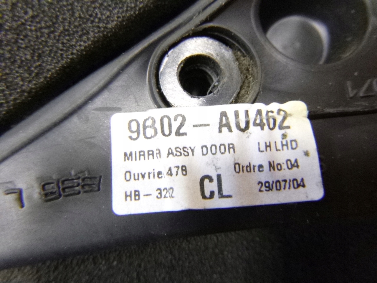 mirror left Nissan Primera P12 BW9 5 pin 02-07r.