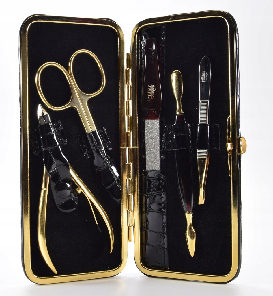 Solingen Miller Zestaw Do Manicure 5 elementowy czarny